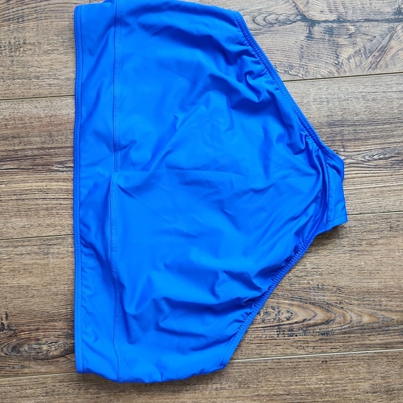 Lands End Plus Striped Tankini,  Bottoms, and Skirted Bottom 3 Pc Set EUC 🏖 - Picture 8 of 15